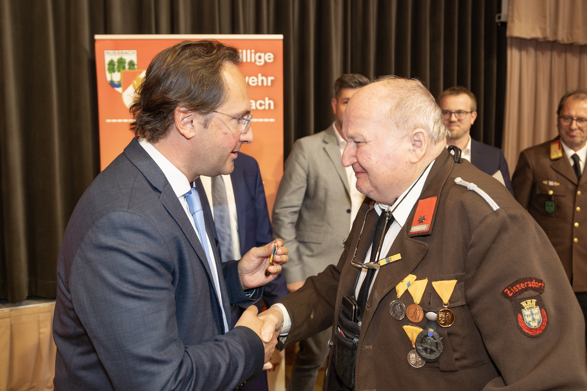 Ehrungen verdienter Kameradinnen und Kameraden in Niederrußbach