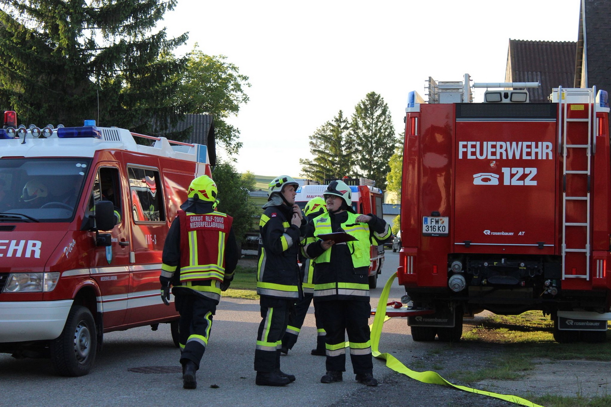 Unterabschnittsübung des UA3 Niederhollabrunn in Bruderndorf