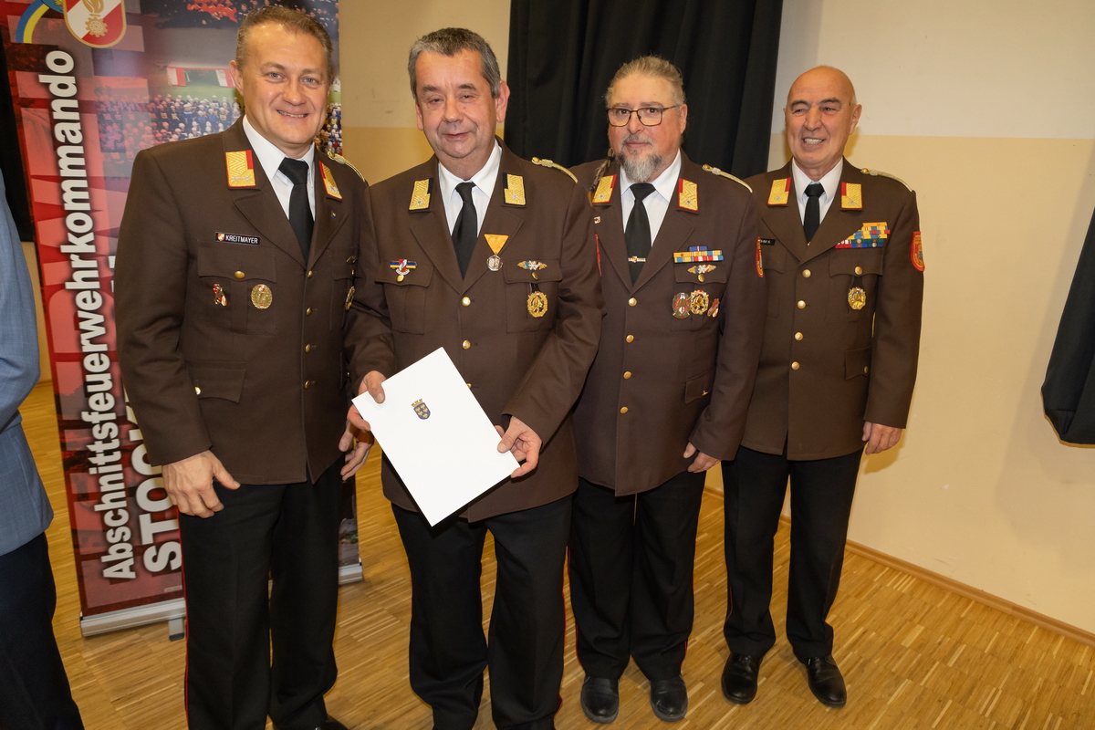 Ehrungen des AFKDO Stockerau in Spillern