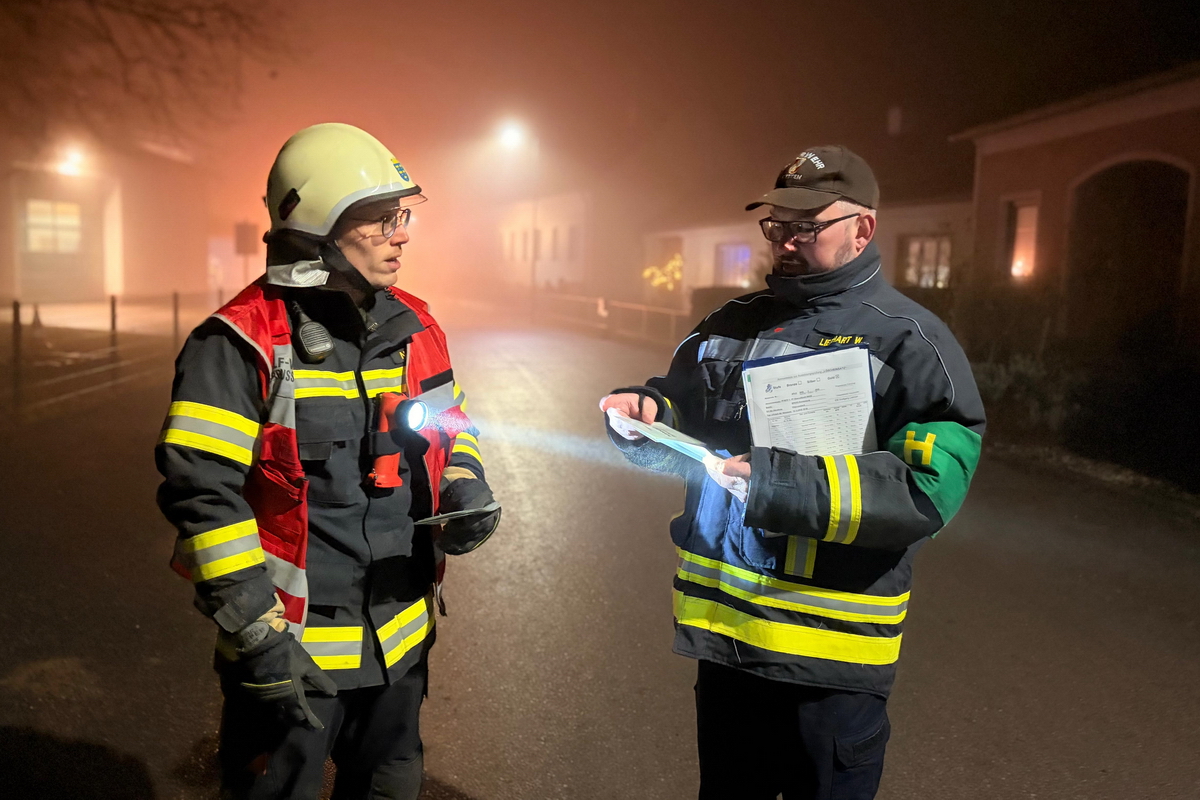 Ausbildungsprüfung Löscheinsatz in Silber und Gold in Oberrußbach