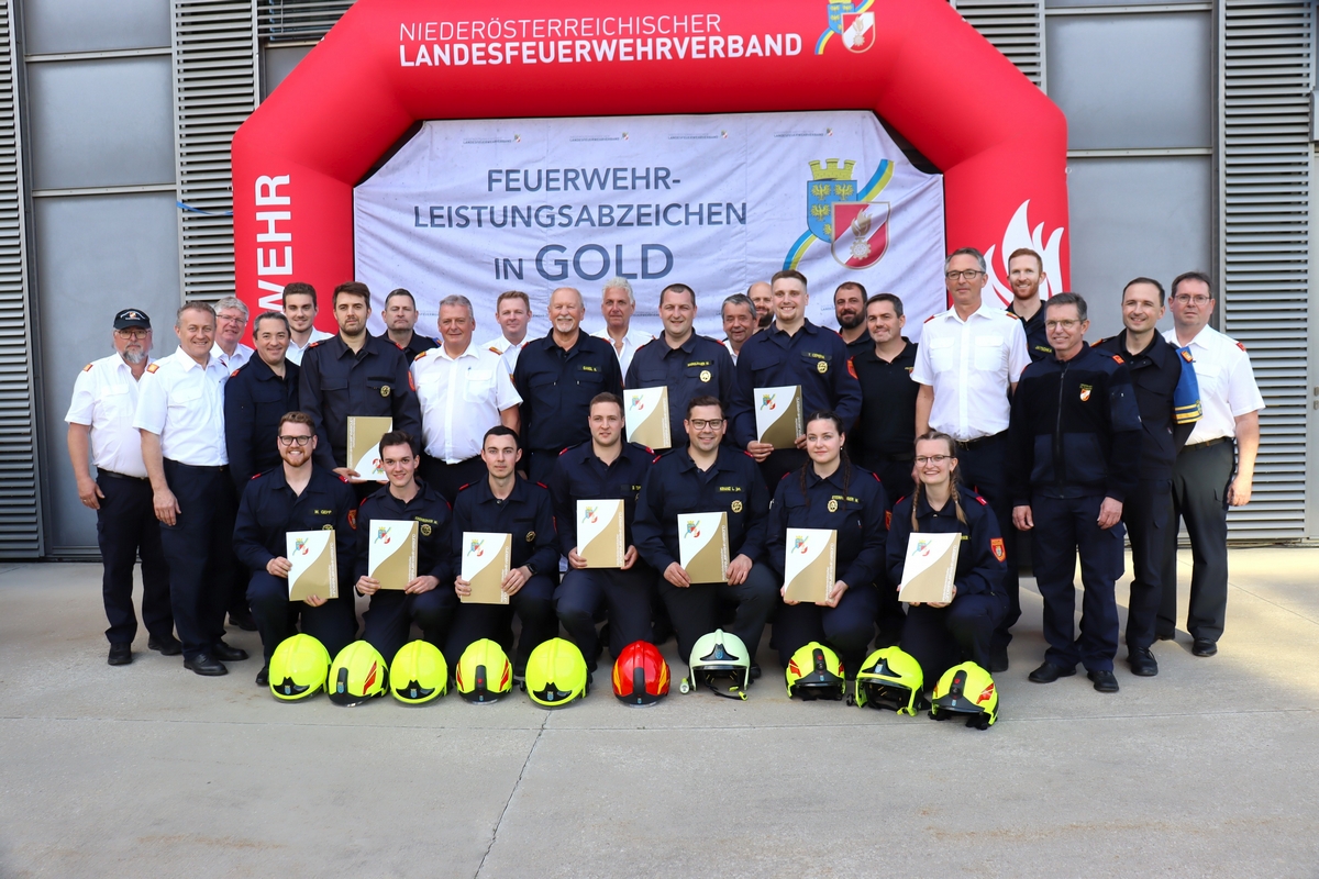 Feuerwehrleistungsabzeichen in Gold 2026