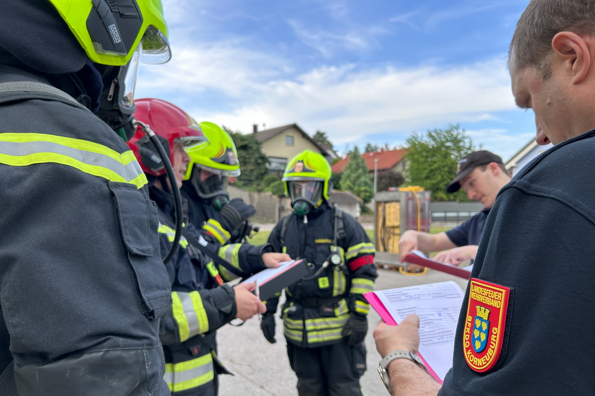 Ausbildungsprüfung Atemschutz der FF Spillern