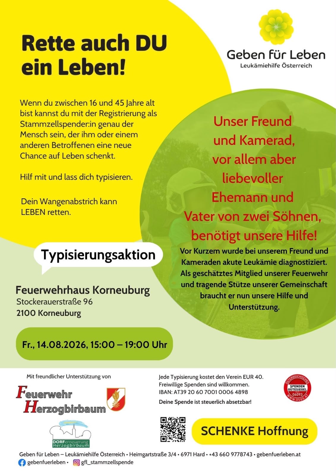 Kamerad und Freund, Ehemann und Vater benötigt dringend euer Hilfe!