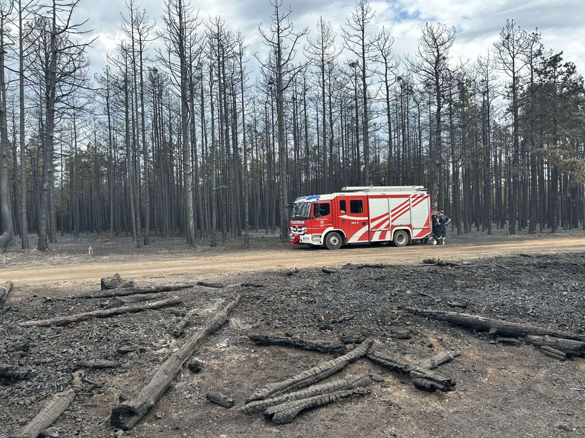 Einsatz KHD beim Waldbrand in St. Egyden am Steinfeld